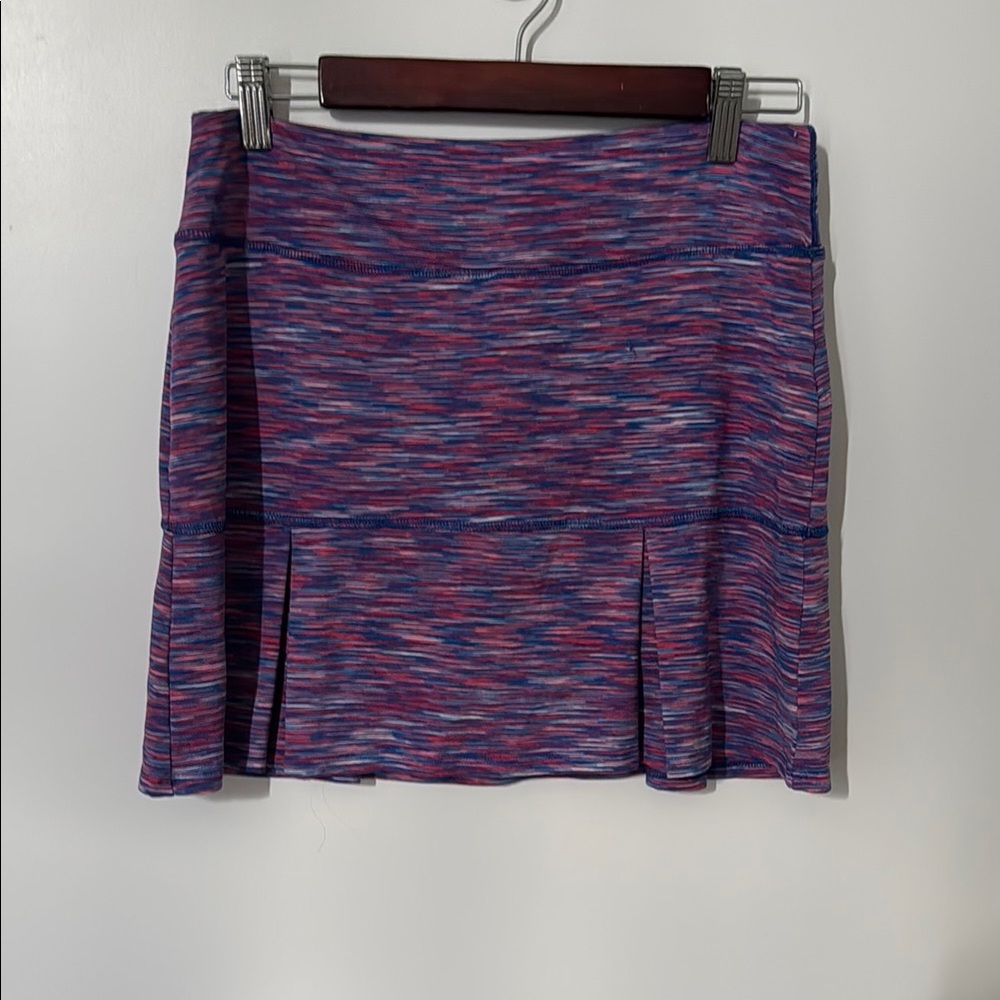 Reel Legends Purple Blue Pleated Mini Skort